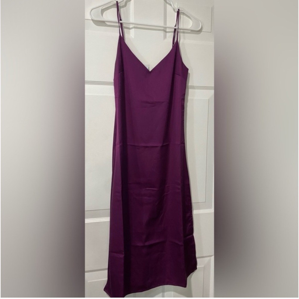 Chic Purple Slip Dress XXS